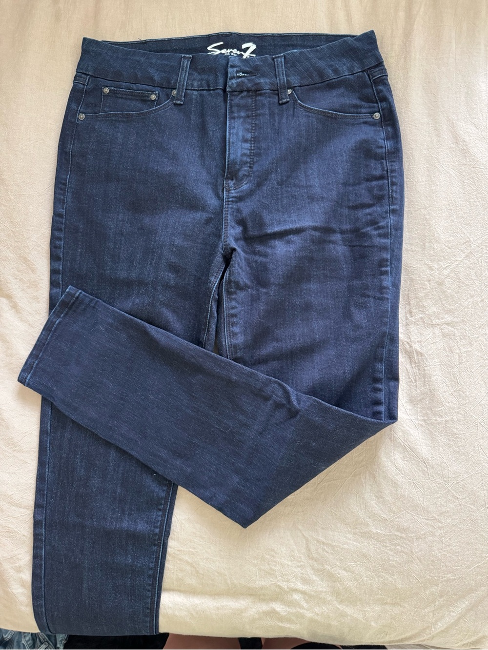 Seven7 Women's Midnight Blue Skinny Jeans